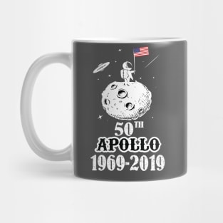 Apollo 11 50th Anniversary TShirt, Apollo 11 Moon Landing 50th Anniversary Mug